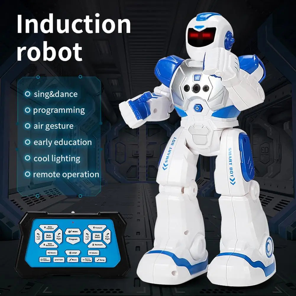 2021 Hot RC Robot Smart Action Walk Singing Dance Action Figure Gesture Sensor Toys Gift for Children