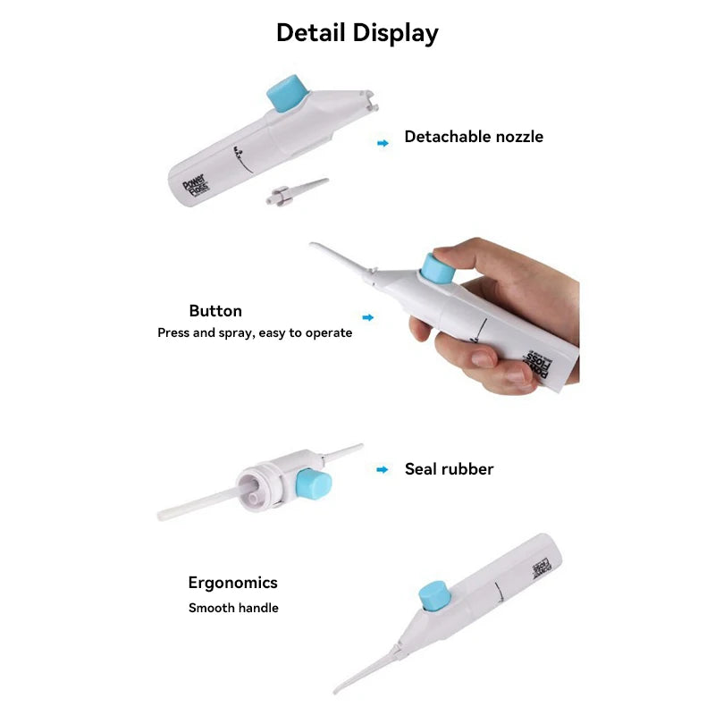 Household High Pressure Oral Irrigator – Portable Water Flosser for Teeth Cleaning