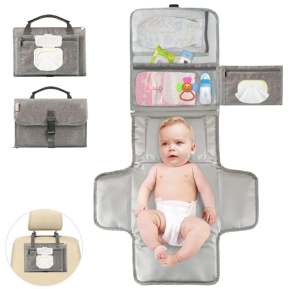 Portable Diaper Changing Pad | Waterproof Baby Changing Station Kit | Travel Essentials