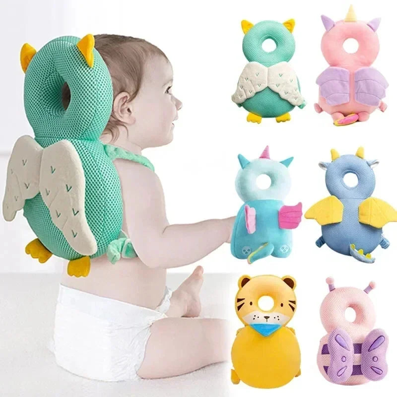 Angel Bee Toddler Baby Head Protector Safety Pad Cushion - Cartoon Security Pillow for Head Injury Prevention