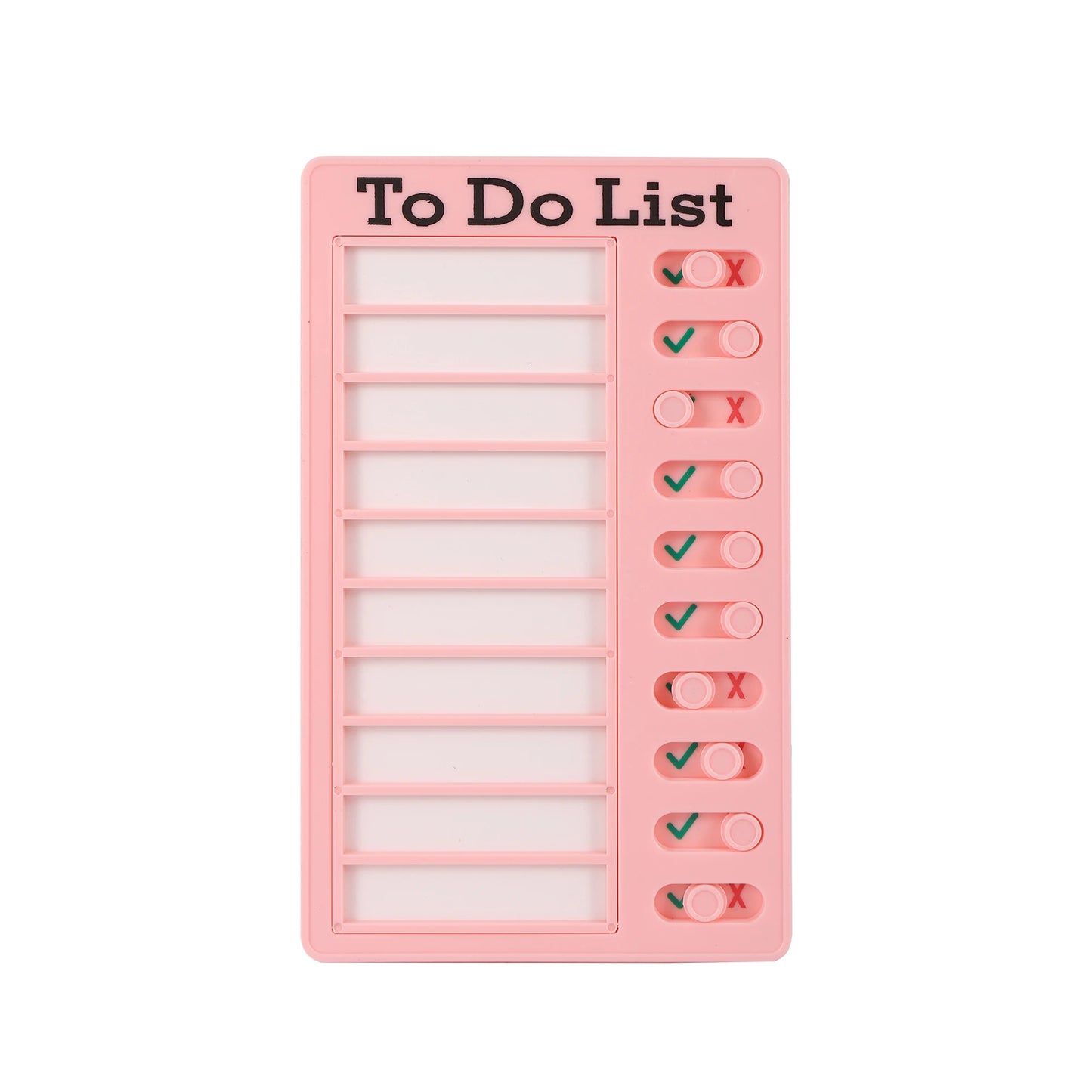 Reusable My Chores Checklist Daily Planner Memo Plastic Board Chore Chart Responsibility Behavior for Kid Self-discipline Card