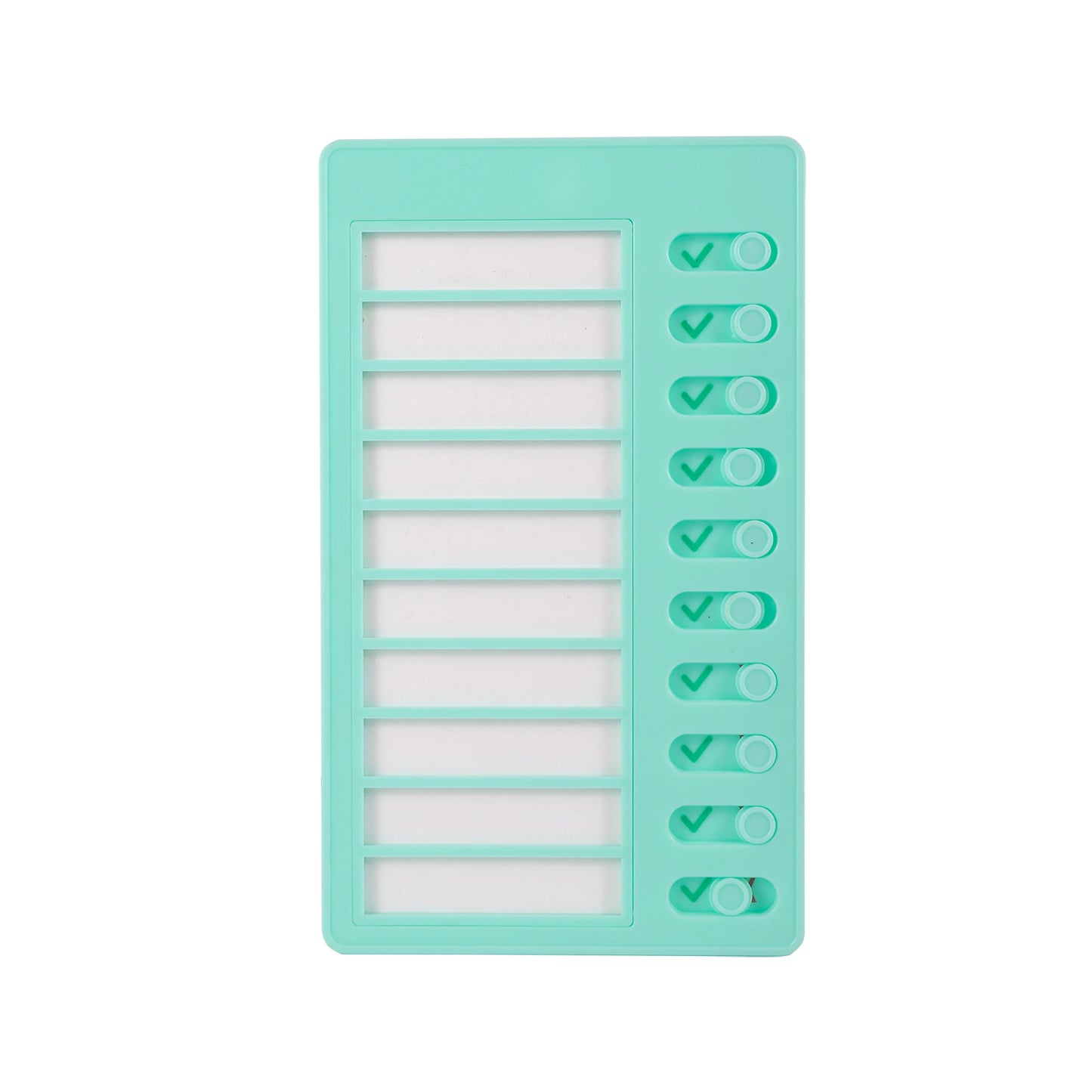 Reusable My Chores Checklist Daily Planner Memo Plastic Board Chore Chart Responsibility Behavior for Kid Self-discipline Card