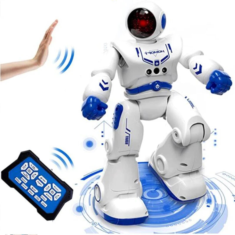 2021 Hot RC Robot Smart Action Walk Singing Dance Action Figure Gesture Sensor Toys Gift for Children