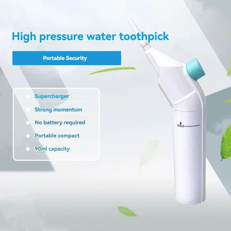 Household High Pressure Oral Irrigator – Portable Water Flosser for Teeth Cleaning