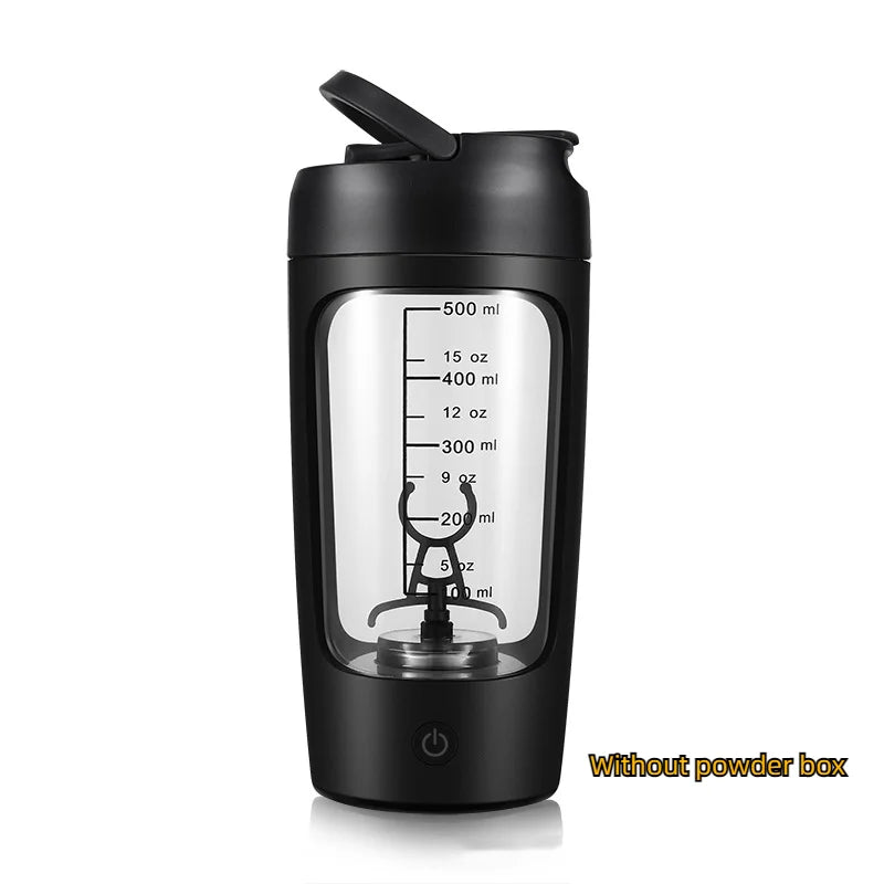 500ML Electric Protein Powder Mixing Cup Automatic Shaker Bottle Mixer Shake Bottle Milk Coffee Blender Kettle fro Gym outdoor