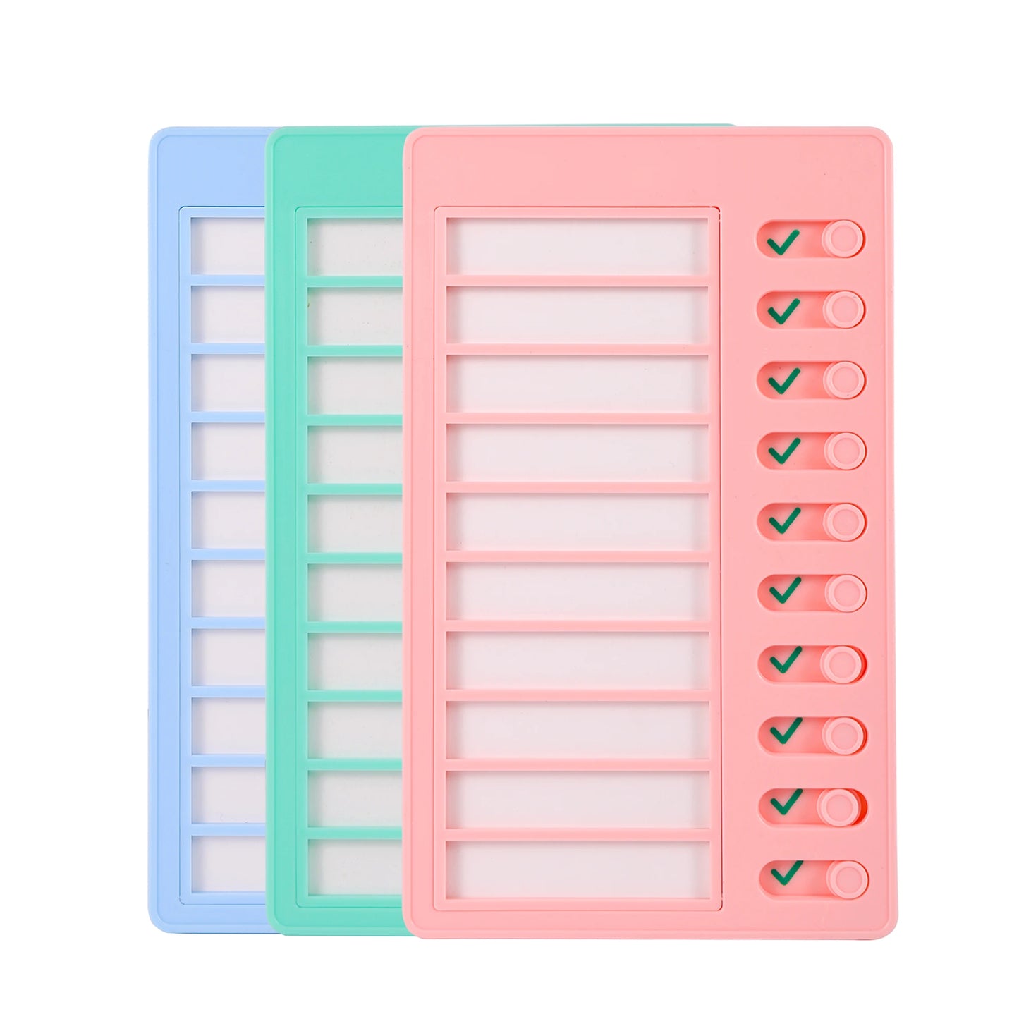 Reusable My Chores Checklist Daily Planner Memo Plastic Board Chore Chart Responsibility Behavior for Kid Self-discipline Card