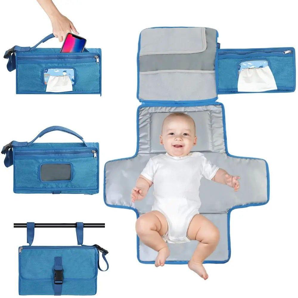 Portable Diaper Changing Pad | Waterproof Baby Changing Station Kit | Travel Essentials